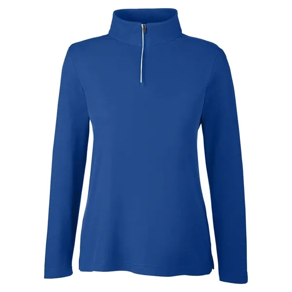 CORE365 Women's Fusion ChromaSoft™ Pique Quarter-Zip Pull... - CORE365 Women's Fusion ChromaSoft™ Pique Quarter-Zip Pull... - Image 21 of 24