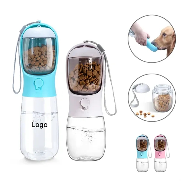 Dog Water Bottle with Food Container - Dog Water Bottle with Food Container - Image 0 of 5