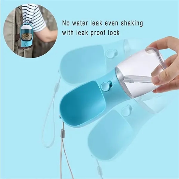 Dog Water Bottle with Food Container - Dog Water Bottle with Food Container - Image 2 of 5