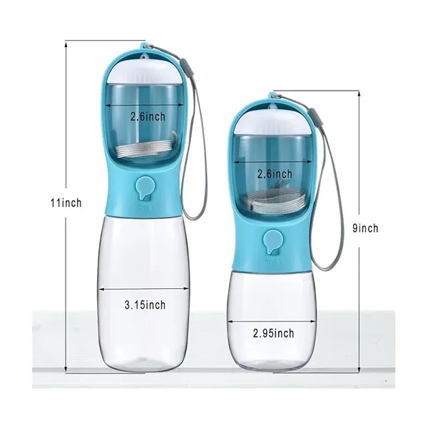 Dog Water Bottle with Food Container - Dog Water Bottle with Food Container - Image 4 of 5