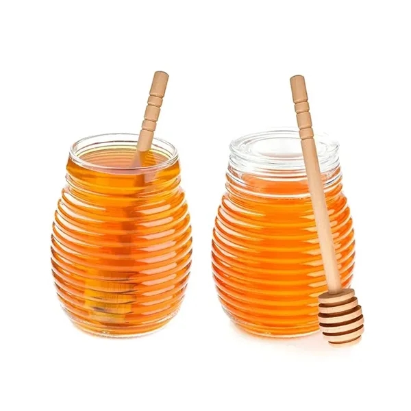 6" Wooden Honey Dipper - 6" Wooden Honey Dipper - Image 1 of 3