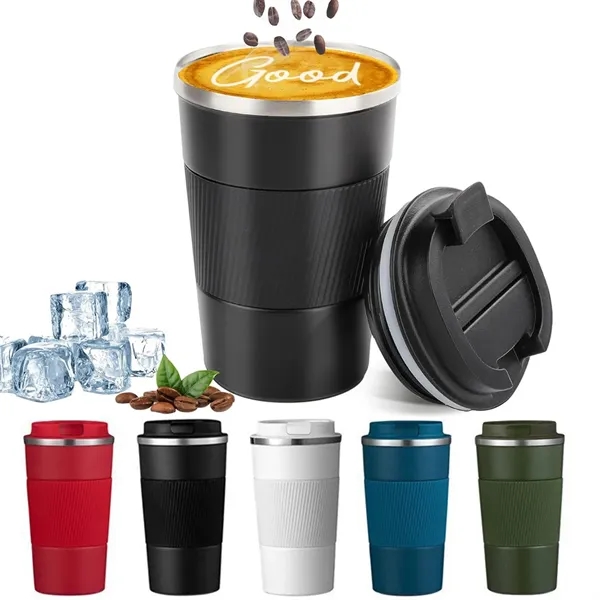 17 oz Stainless Steel Insulated Coffee Tumbler with Lids - 17 oz Stainless Steel Insulated Coffee Tumbler with Lids - Image 0 of 5