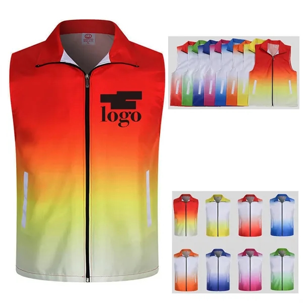 Custom Logo Promotional Vest - Custom Logo Promotional Vest - Image 0 of 2