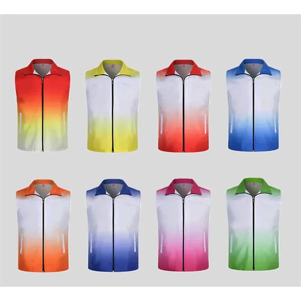Custom Logo Promotional Vest - Custom Logo Promotional Vest - Image 2 of 2