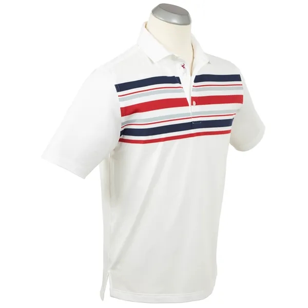 Bobby Jones Men's Performance Engineered Stripe Polo Shirt - Bobby Jones Men's Performance Engineered Stripe Polo Shirt - Image 0 of 4