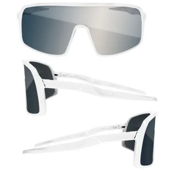 Sport Viper Mirror Sunglasses W/ 1 Color Lens Imprint - Sport Viper Mirror Sunglasses W/ 1 Color Lens Imprint - Image 9 of 10