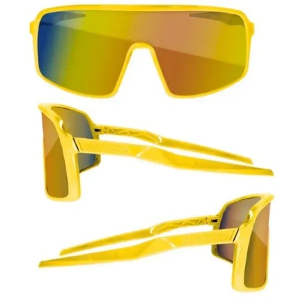 Sport Viper Mirror Sunglasses W/ 1 Color Lens Imprint - Sport Viper Mirror Sunglasses W/ 1 Color Lens Imprint - Image 10 of 10