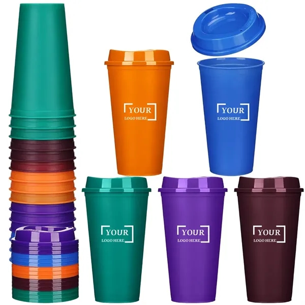 Creative Colorful Coffee Cup 16 Oz - Creative Colorful Coffee Cup 16 Oz - Image 0 of 4