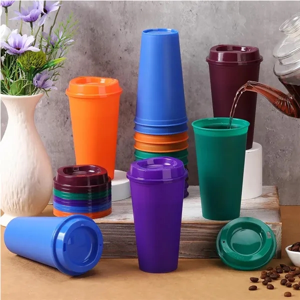 Creative Colorful Coffee Cup 16 Oz - Creative Colorful Coffee Cup 16 Oz - Image 1 of 4