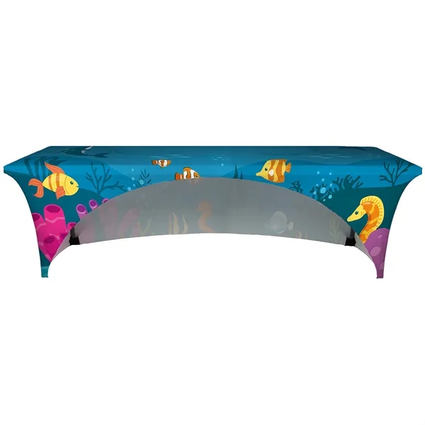 8' Open Back Stretch Table Cover (Full Color Dye Sublimation - 8' Open Back Stretch Table Cover (Full Color Dye Sublimation - Image 4 of 4