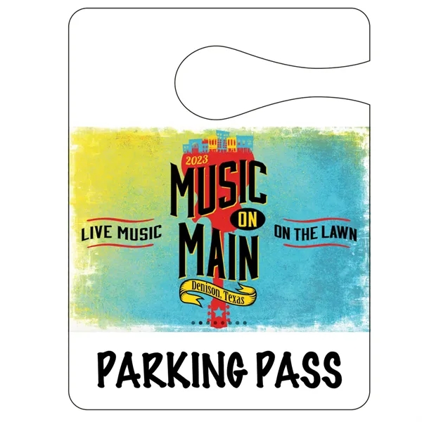 Plastic Rear View Mirror Hang Tags - Plastic Rear View Mirror Hang Tags - Image 0 of 2