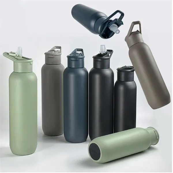 20oz Stainless Steel Insulated Sipper Bottle - 20oz Stainless Steel Insulated Sipper Bottle - Image 2 of 2