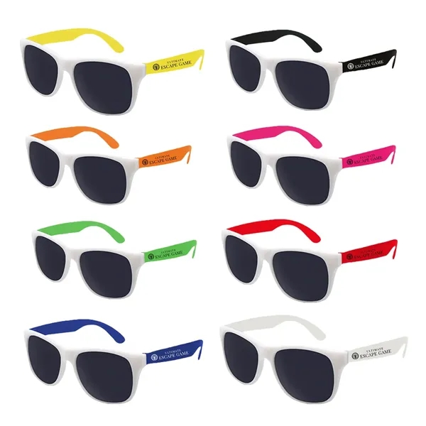 White Trim Sunglasses - White Trim Sunglasses - Image 0 of 8