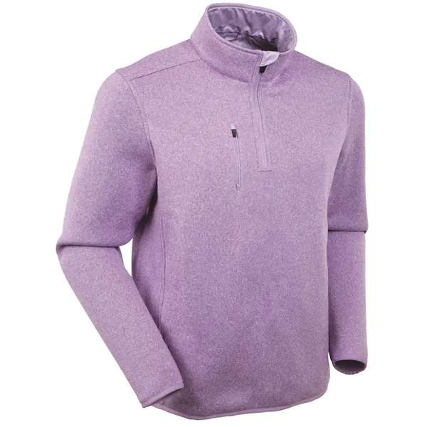 Bobby Jones Men's Performance Poly Wool 1/4 Zip Sweater Jack - Bobby Jones Men's Performance Poly Wool 1/4 Zip Sweater Jack - Image 2 of 4