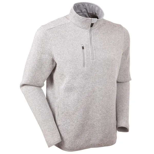 Bobby Jones Men's Performance Poly Wool 1/4 Zip Sweater Jack - Bobby Jones Men's Performance Poly Wool 1/4 Zip Sweater Jack - Image 3 of 4