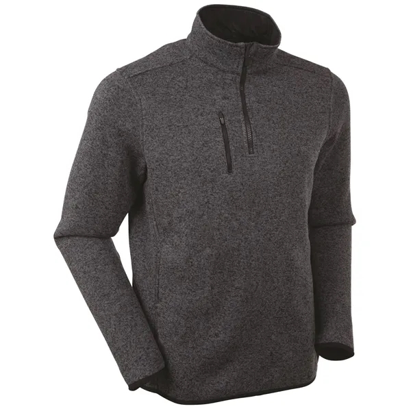 Bobby Jones Men's Performance Poly Wool 1/4 Zip Sweater Jack - Bobby Jones Men's Performance Poly Wool 1/4 Zip Sweater Jack - Image 4 of 4