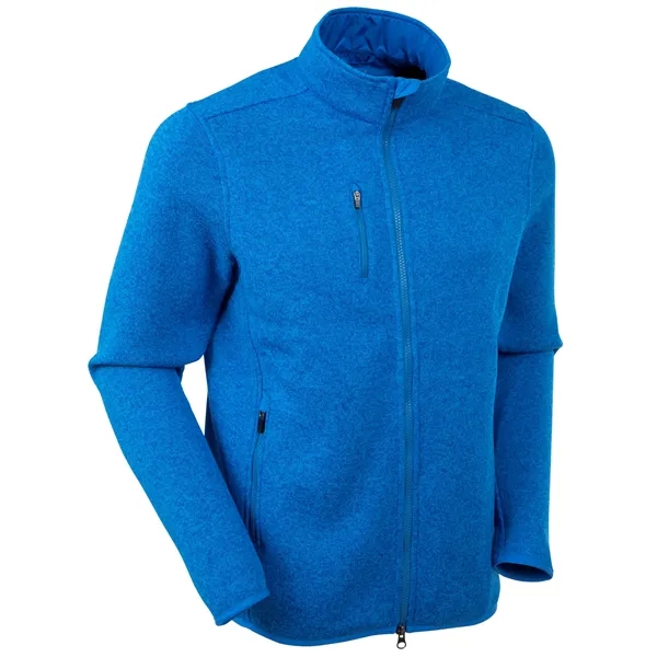 Bobby Jones Men's Performance Poly Full-Zip Sweater Jacket - Bobby Jones Men's Performance Poly Full-Zip Sweater Jacket - Image 5 of 5