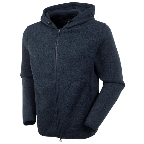 Bobby Jones Men's Performance Full Zip Fleece Hoodie - Bobby Jones Men's Performance Full Zip Fleece Hoodie - Image 2 of 4