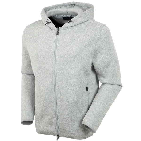 Bobby Jones Men's Performance Full Zip Fleece Hoodie - Bobby Jones Men's Performance Full Zip Fleece Hoodie - Image 3 of 4