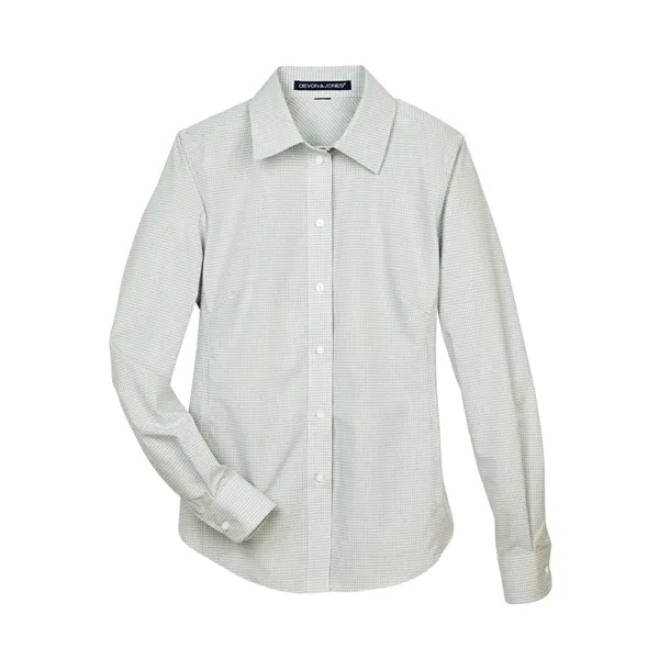 Devon & Jones Women's Crown Collection® Micro Tattersall ... - Devon & Jones Women's Crown Collection® Micro Tattersall ... - Image 2 of 24