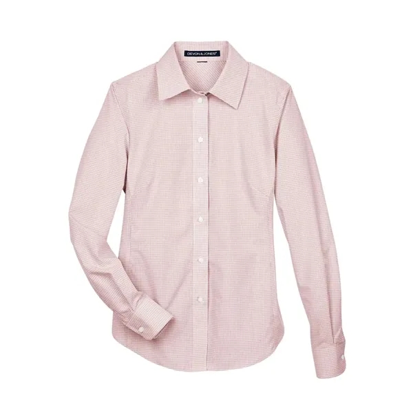 Devon & Jones Women's Crown Collection® Micro Tattersall ... - Devon & Jones Women's Crown Collection® Micro Tattersall ... - Image 6 of 24