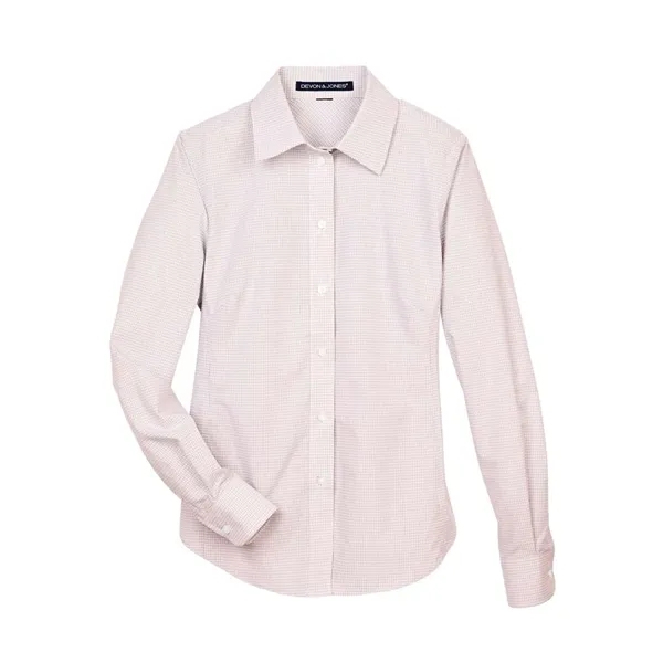 Devon & Jones Women's Crown Collection® Micro Tattersall ... - Devon & Jones Women's Crown Collection® Micro Tattersall ... - Image 11 of 24