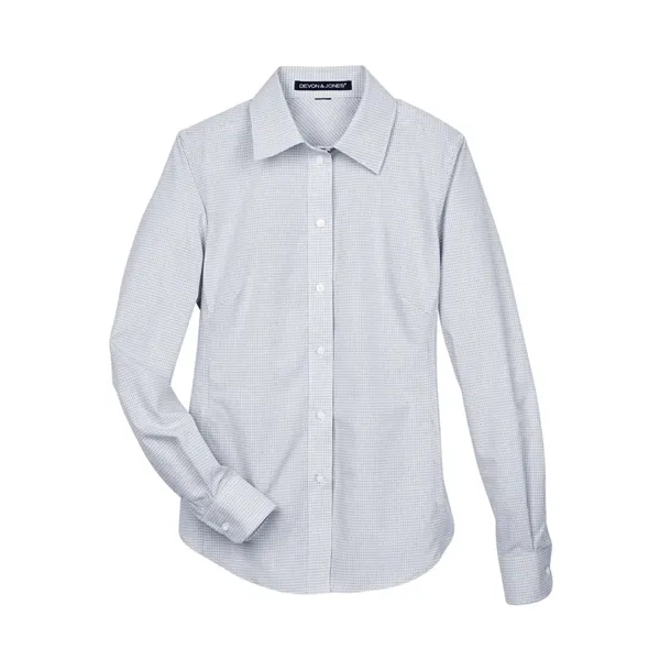 Devon & Jones Women's Crown Collection® Micro Tattersall ... - Devon & Jones Women's Crown Collection® Micro Tattersall ... - Image 16 of 24