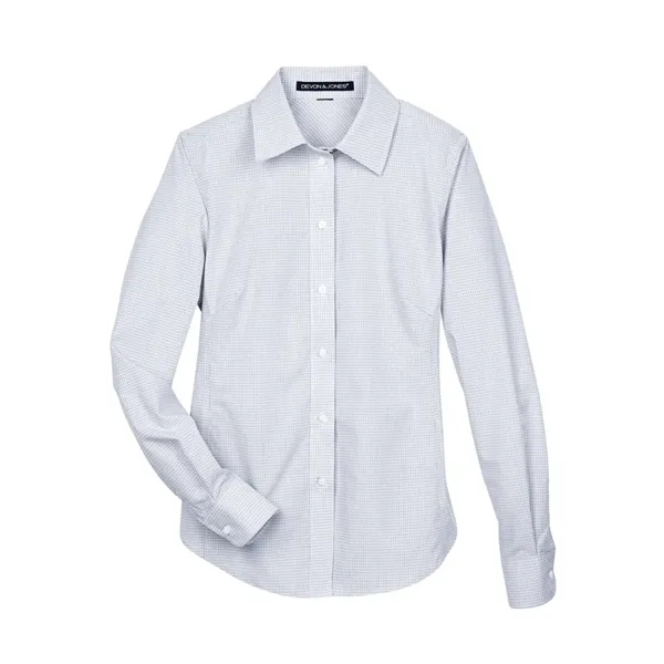 Devon & Jones Women's Crown Collection® Micro Tattersall ... - Devon & Jones Women's Crown Collection® Micro Tattersall ... - Image 21 of 24