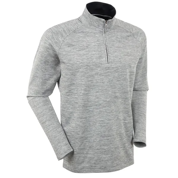 Bobby Jones Men's Performance Ragland 1/4 Zip L/S Pullover - Bobby Jones Men's Performance Ragland 1/4 Zip L/S Pullover - Image 3 of 5