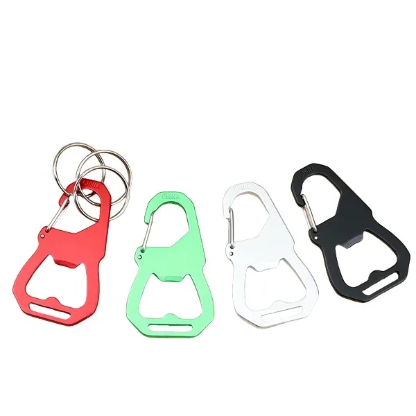 Carabiner Keychain Bottle Opener - Compact and Portable - Carabiner Keychain Bottle Opener - Compact and Portable - Image 3 of 12