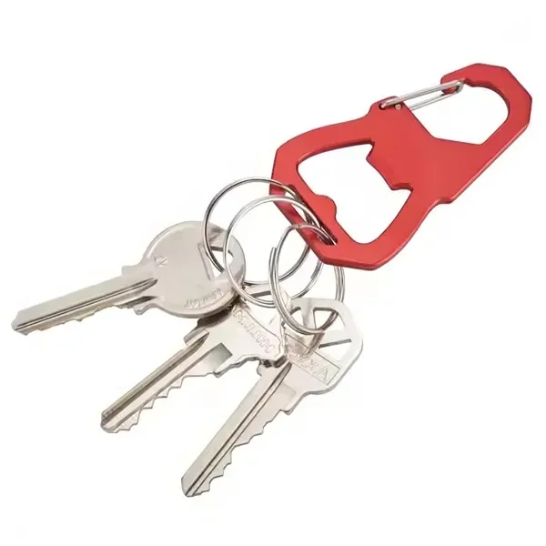 Carabiner Keychain Bottle Opener - Compact and Portable - Carabiner Keychain Bottle Opener - Compact and Portable - Image 4 of 12