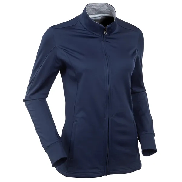 Bobby Jones Women's Scorecard Performance Full-Zip Jacket - Bobby Jones Women's Scorecard Performance Full-Zip Jacket - Image 1 of 3