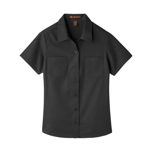 Harriton Women's Advantage IL Short Sleeve Dress Shirt - Harriton Women's Advantage IL Short Sleeve Dress Shirt - Image 3 of 23