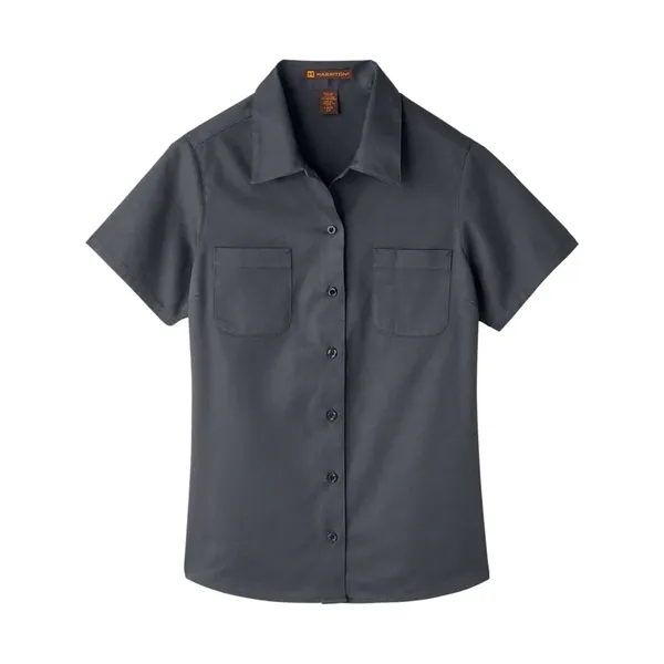 Harriton Women's Advantage IL Short Sleeve Dress Shirt - Harriton Women's Advantage IL Short Sleeve Dress Shirt - Image 8 of 23