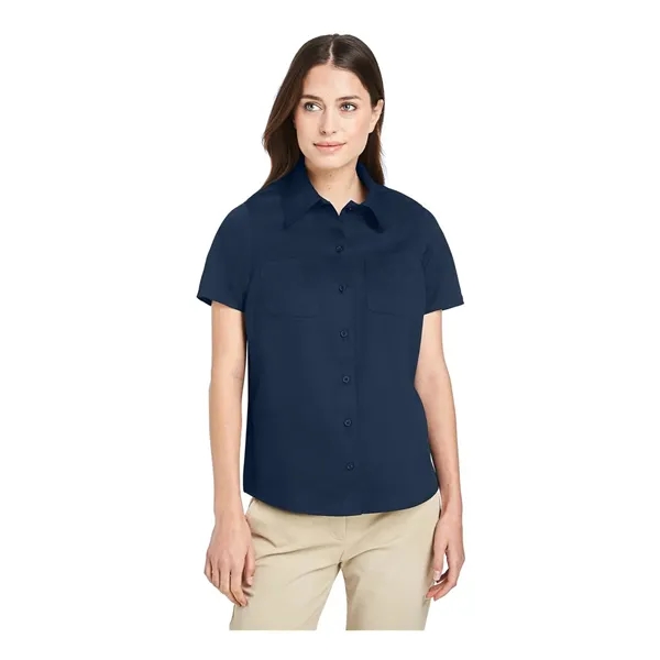 Harriton Women's Advantage IL Short Sleeve Dress Shirt - Harriton Women's Advantage IL Short Sleeve Dress Shirt - Image 16 of 23