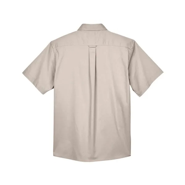 Harriton Men's Easy Blend™ Twill Dress Shirt with Stain-R... - Harriton Men's Easy Blend™ Twill Dress Shirt with Stain-R... - Image 16 of 29