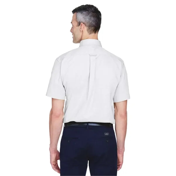 Harriton Men's Easy Blend™ Twill Dress Shirt with Stain-R... - Harriton Men's Easy Blend™ Twill Dress Shirt with Stain-R... - Image 22 of 29