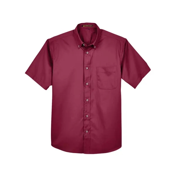Harriton Men's Easy Blend™ Twill Dress Shirt with Stain-R... - Harriton Men's Easy Blend™ Twill Dress Shirt with Stain-R... - Image 26 of 29