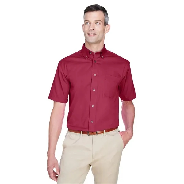 Harriton Men's Easy Blend™ Twill Dress Shirt with Stain-R... - Harriton Men's Easy Blend™ Twill Dress Shirt with Stain-R... - Image 28 of 29