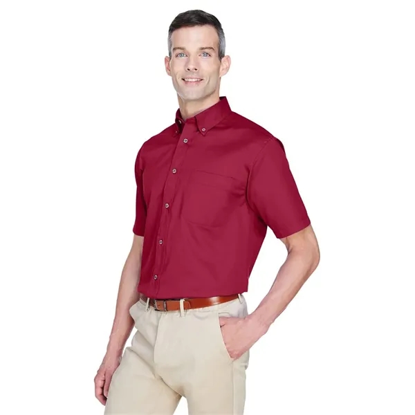 Harriton Men's Easy Blend™ Twill Dress Shirt with Stain-R... - Harriton Men's Easy Blend™ Twill Dress Shirt with Stain-R... - Image 29 of 29