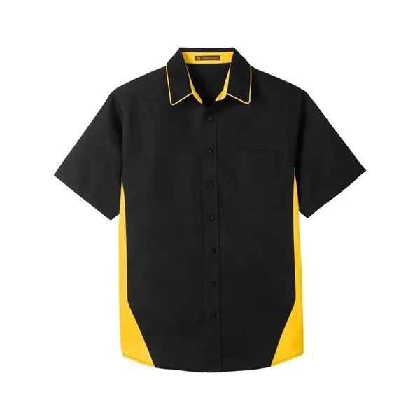 Harriton Men's Flash IL Colorblock Shirt - Harriton Men's Flash IL Colorblock Shirt - Image 8 of 35