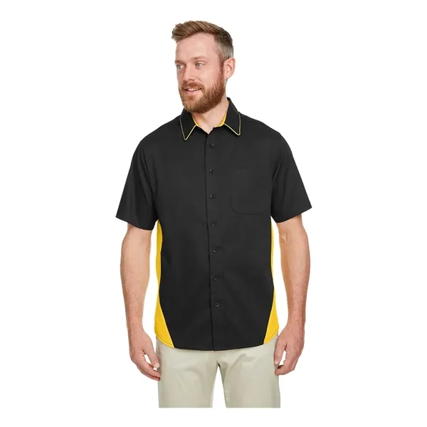 Harriton Men's Flash IL Colorblock Shirt - Harriton Men's Flash IL Colorblock Shirt - Image 10 of 35