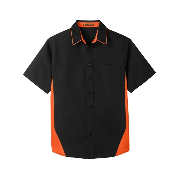 Harriton Men's Flash IL Colorblock Shirt - Harriton Men's Flash IL Colorblock Shirt - Image 14 of 35