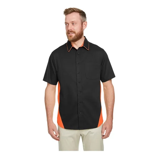 Harriton Men's Flash IL Colorblock Shirt - Harriton Men's Flash IL Colorblock Shirt - Image 16 of 35