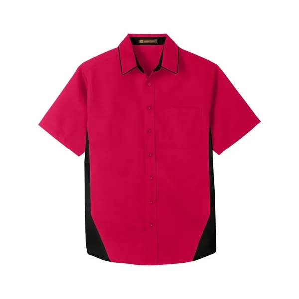 Harriton Men's Flash IL Colorblock Shirt - Harriton Men's Flash IL Colorblock Shirt - Image 26 of 35