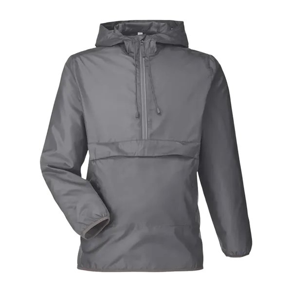 Team 365 Unisex Zone Protect Packable Anorak Jacket - Team 365 Unisex Zone Protect Packable Anorak Jacket - Image 8 of 10