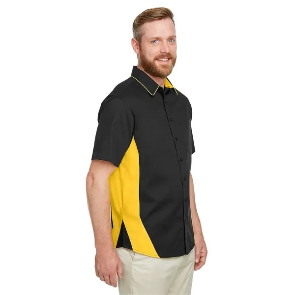 Harriton Men's Tall Flash IL Colorblock Shirt - Harriton Men's Tall Flash IL Colorblock Shirt - Image 10 of 29