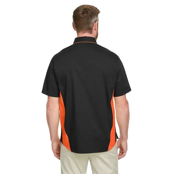 Harriton Men's Tall Flash IL Colorblock Shirt - Harriton Men's Tall Flash IL Colorblock Shirt - Image 13 of 29