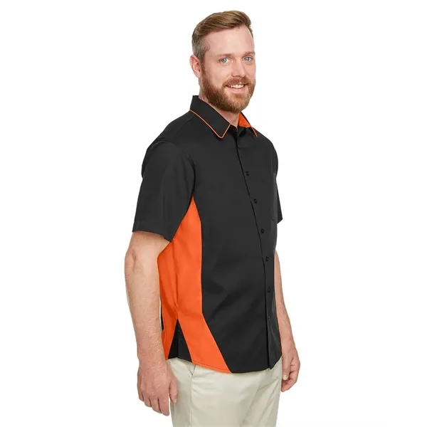 Harriton Men's Tall Flash IL Colorblock Shirt - Harriton Men's Tall Flash IL Colorblock Shirt - Image 15 of 29
