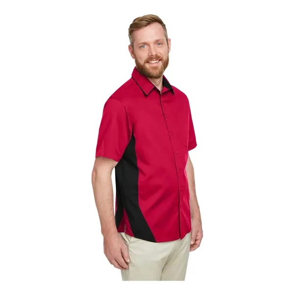 Harriton Men's Tall Flash IL Colorblock Shirt - Harriton Men's Tall Flash IL Colorblock Shirt - Image 25 of 29